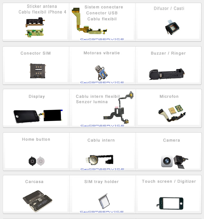 Reparatii iPhone 4 PIESE Reparatii iPhone 4 PIESE
