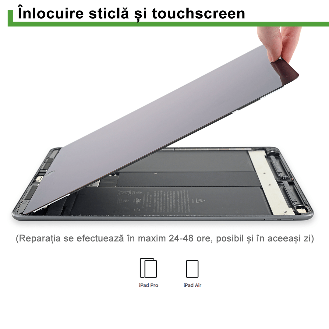 Inlocuire sticla si touchscreen iPad Inlocuire sticla si touchscreen iPad
